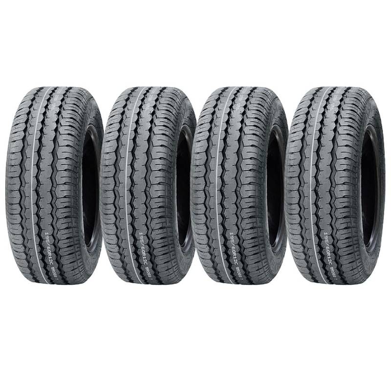 Parnells - 4 Sätze 195/50r13c 104/101n Anhängerreifen - Wanda-Reifen mit 7 mm Profiltiefe, Durchmesser 526 mm, 201 mm Breite, Maximale Belastung 900 kg bei 95 Psi, Maximale Geschwindigkeit 104 Km/H von Parnells