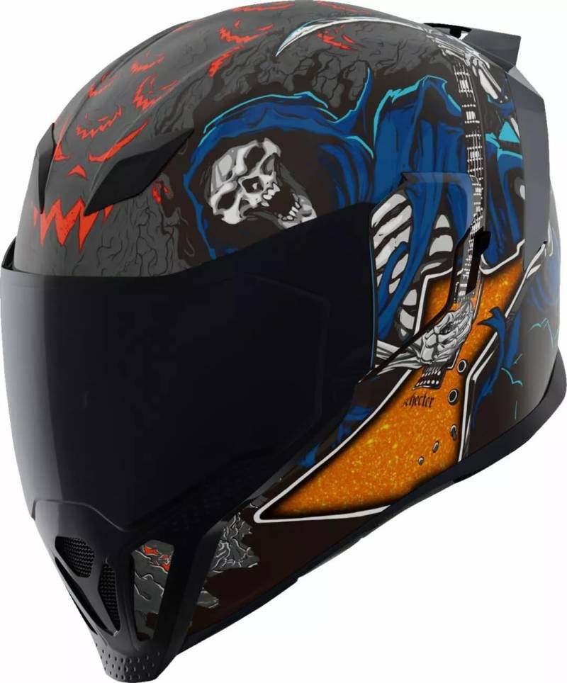 Icon Airflite Trick or Street 4 Helm schwarz (L) von Parts Europe