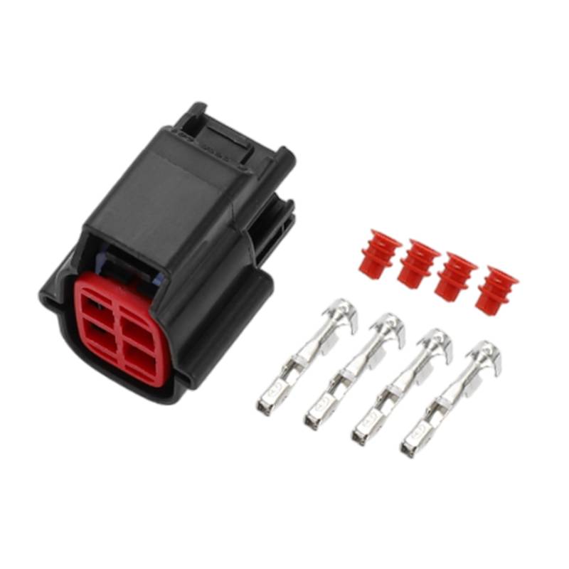 Partuto 4 Pin A/C Druckschalter Abschaltstecker Nr. 1U2Z14S411AUA - Auto-Weiblicher Drahtanschlussstecker - für Ford Kunststoff Schwarz - 1 Satz von Partuto