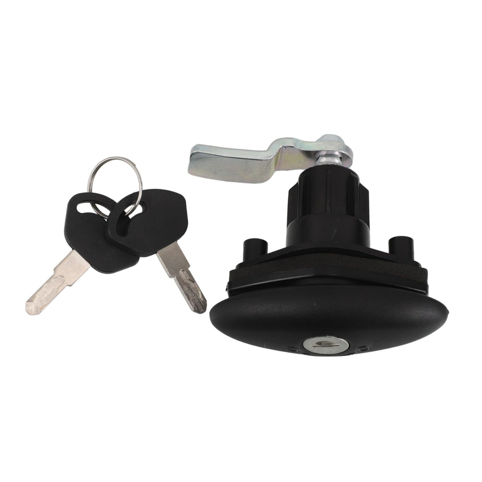 PartyKindom 1 Satz Hammertürschloss Ersatzteile Für Wohnmobile Travel Trailer Security Lock Schranktürschloss Für Wohnmobil Rv - Rv Sperrt Zubehör Rv Innenschloss Zinklegierung Black von PartyKindom