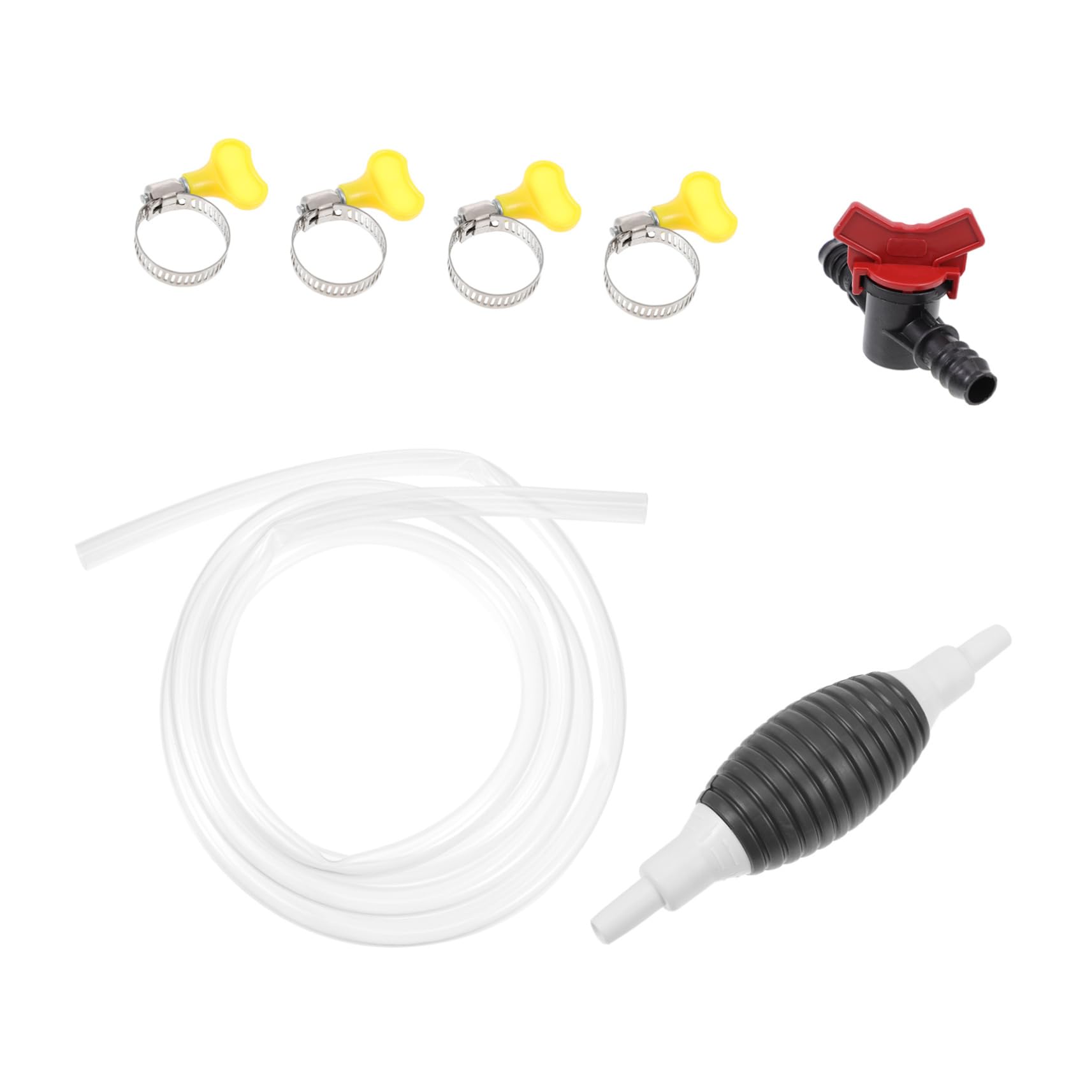 PartyKindom 1 Satz Ölleitung Elektrische Luftpumpe Wasserflaschenpumpe Auto Tragbar Kraftstofftransfertank Kompressor Handpumpe Handkraftstoffpumpe Batteriebetriebene Wasserpumpe Pvc von PartyKindom