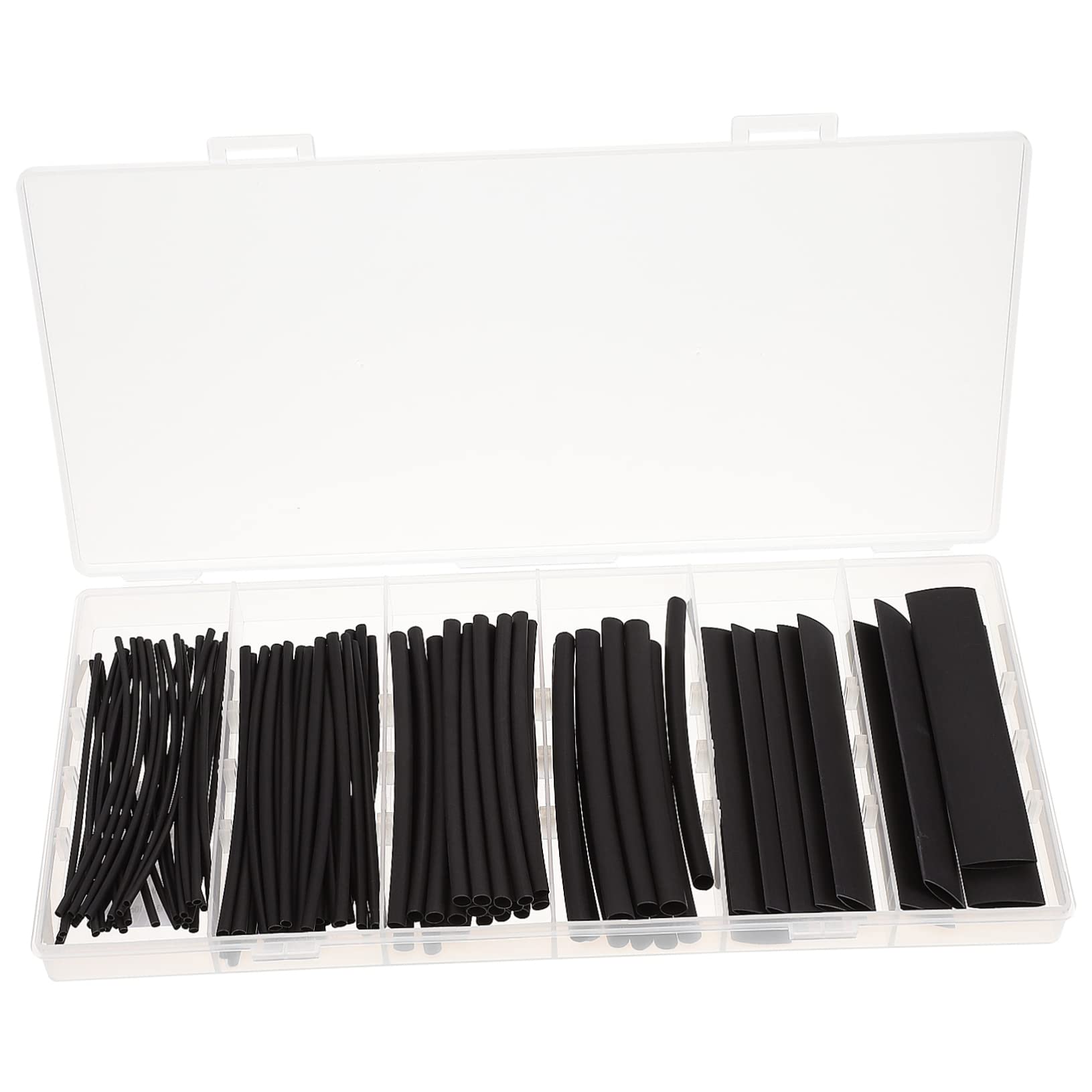 PartyKindom 1 Satz Thermisches Gehäuse Stecker Luft Bausatz Drähte Gestell heat shrink tubing heat shrink tube Schrumpfschlauch-Set Kabel umwickeln Schrumpfdrahtverbinder Silikon-Gummi Black von PartyKindom