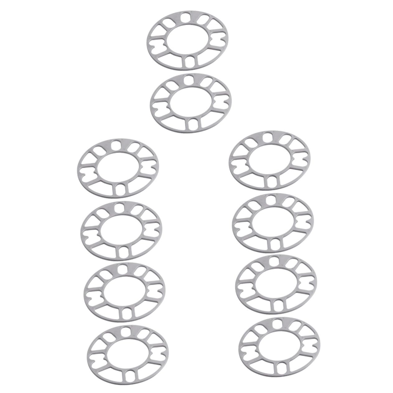 PartyKindom 10 Stück Spurverbreiterung Fahrzeugrad Auto Radnaben Abstandshalter Auto Naben Abstandshalter Automobil Räder Abstandshalter Für Auto Abstandshalter Für Lkws Autozubehör von PartyKindom