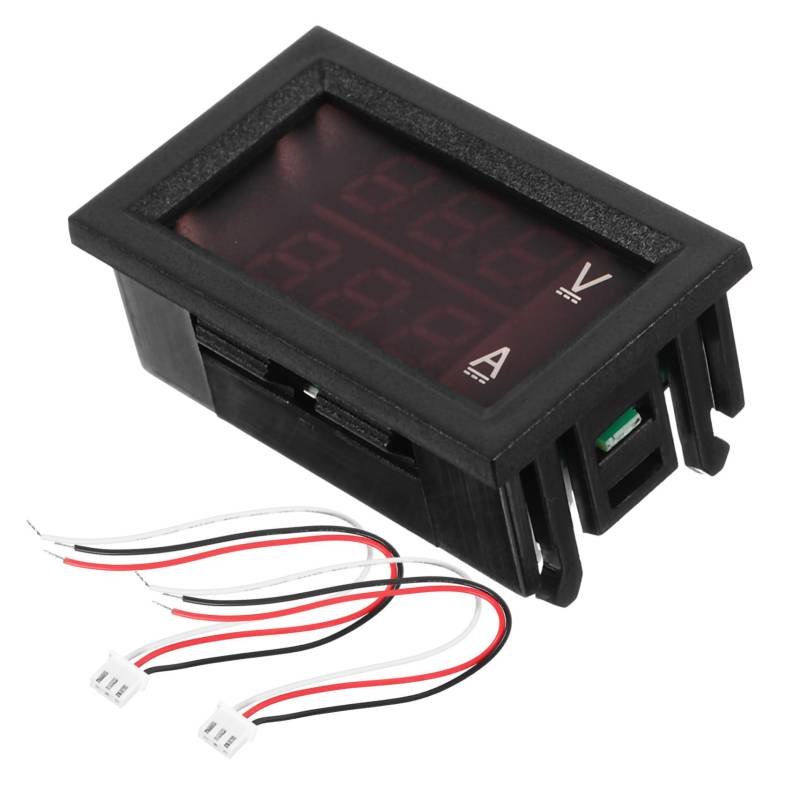 PartyKindom 10A Voltmeter & Amperemeter Präziser Spannung & Strom Tester Für Auto Digitaler Panel Monitor Ideal Für Elektrische Stromkreis Tests Und Kabelbruch Suche von PartyKindom