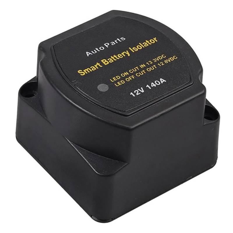 PartyKindom 12V 140A Smart Isolator Für Autos Und SUVs Automatisches Relais Zur Batterietrennung Ideal Für Wohnmobile Und Freizeitfahrzeuge Zuverlässige Spannungsüberwachung Und Isolation von PartyKindom