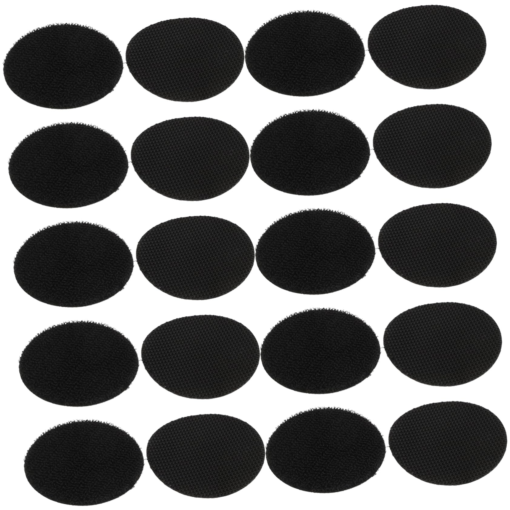 PartyKindom 20 Paar Auto bodenmatte Auto Innenraum zubehör doppelseitiges Klebeband autozubehör Teppich Klebeband teppiche Auto Aufkleber Klettband Ineinandergreifende Streifen Nylon Black von PartyKindom