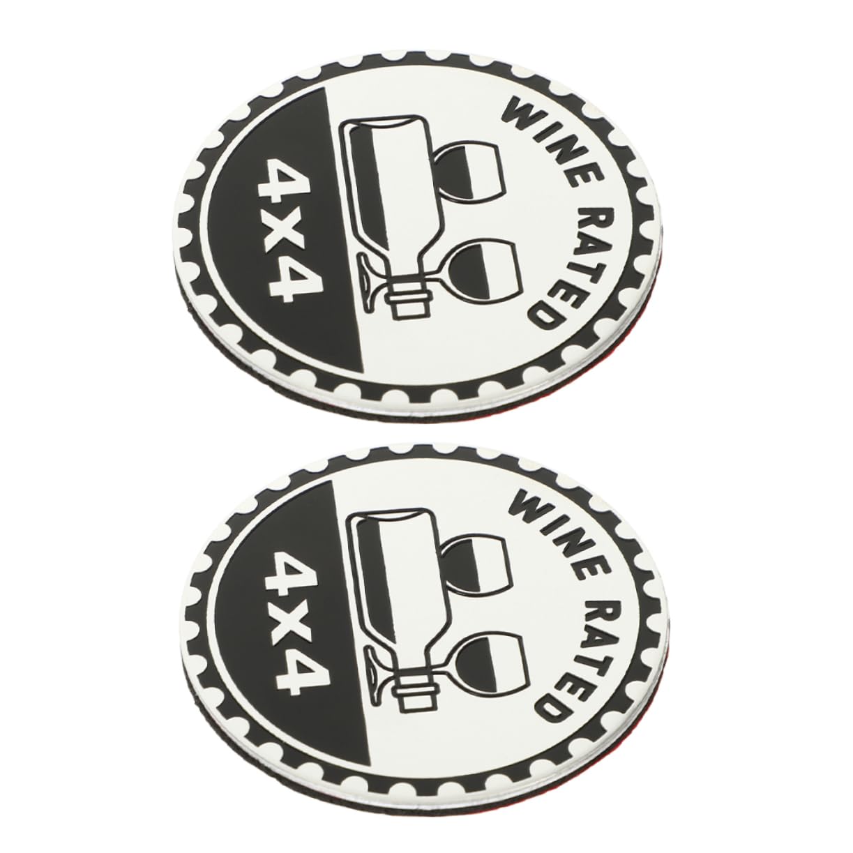 PartyKindom 2St Dirtbike-Abzeichen Auto bling Auto Aufkleber Auto-Patch Außen Fahrzeugdekoration Fahrzeugaufkleber Autos Aufkleber für Autoabzeichen Auto-Abzeichen-Aufkleber Aluminium Silver von PartyKindom