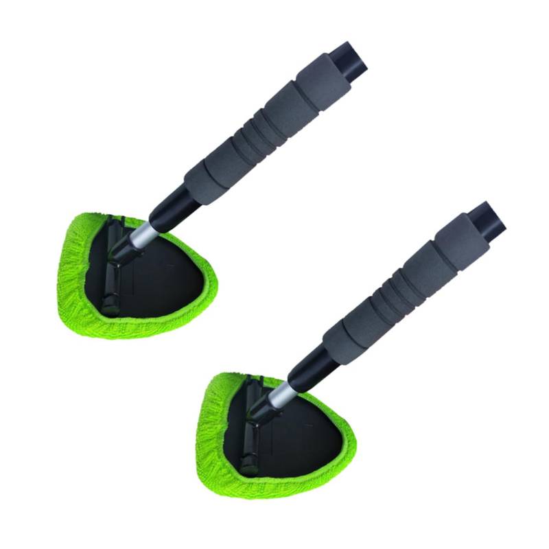 PartyKindom 2St Reinigungsbürste Bildschirm kabellos Entfernung Abs Bausatz Multipurpose Cleaner windscreen Cleaner glasreiniger Scheibenwischer Auto scheibenwaschbürste superfeine Faser Green von PartyKindom