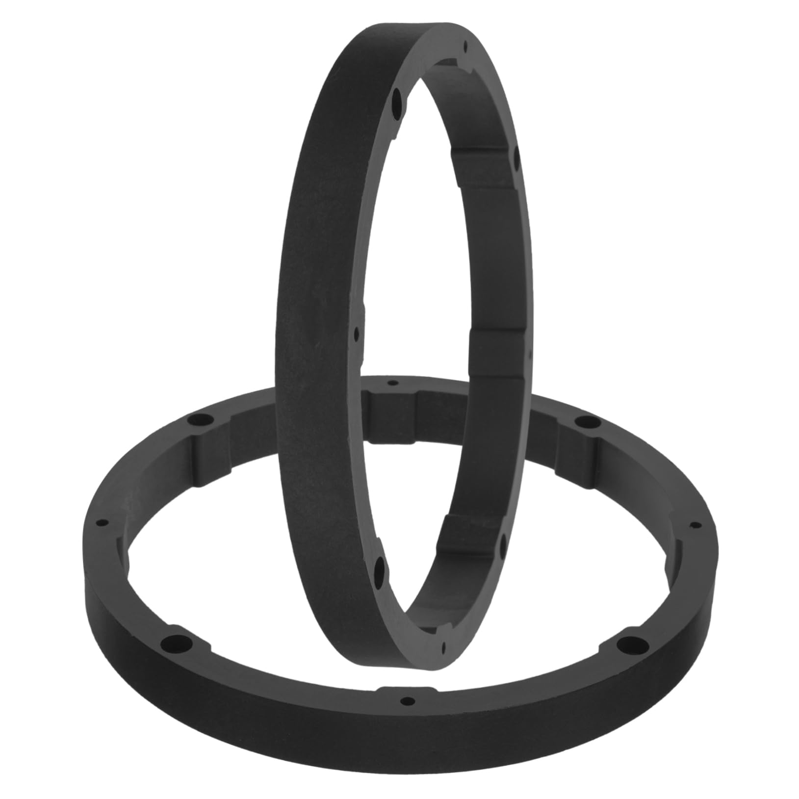 PartyKindom 2st Austausch Des Lautsprecherrings 6,5 Lautsprecherabstandshalter Lautsprecheradapter Abstandshalter Für Autolautsprecher Lautsprecher-adapterringe Für Lautsprecherringe Pvc Black von PartyKindom