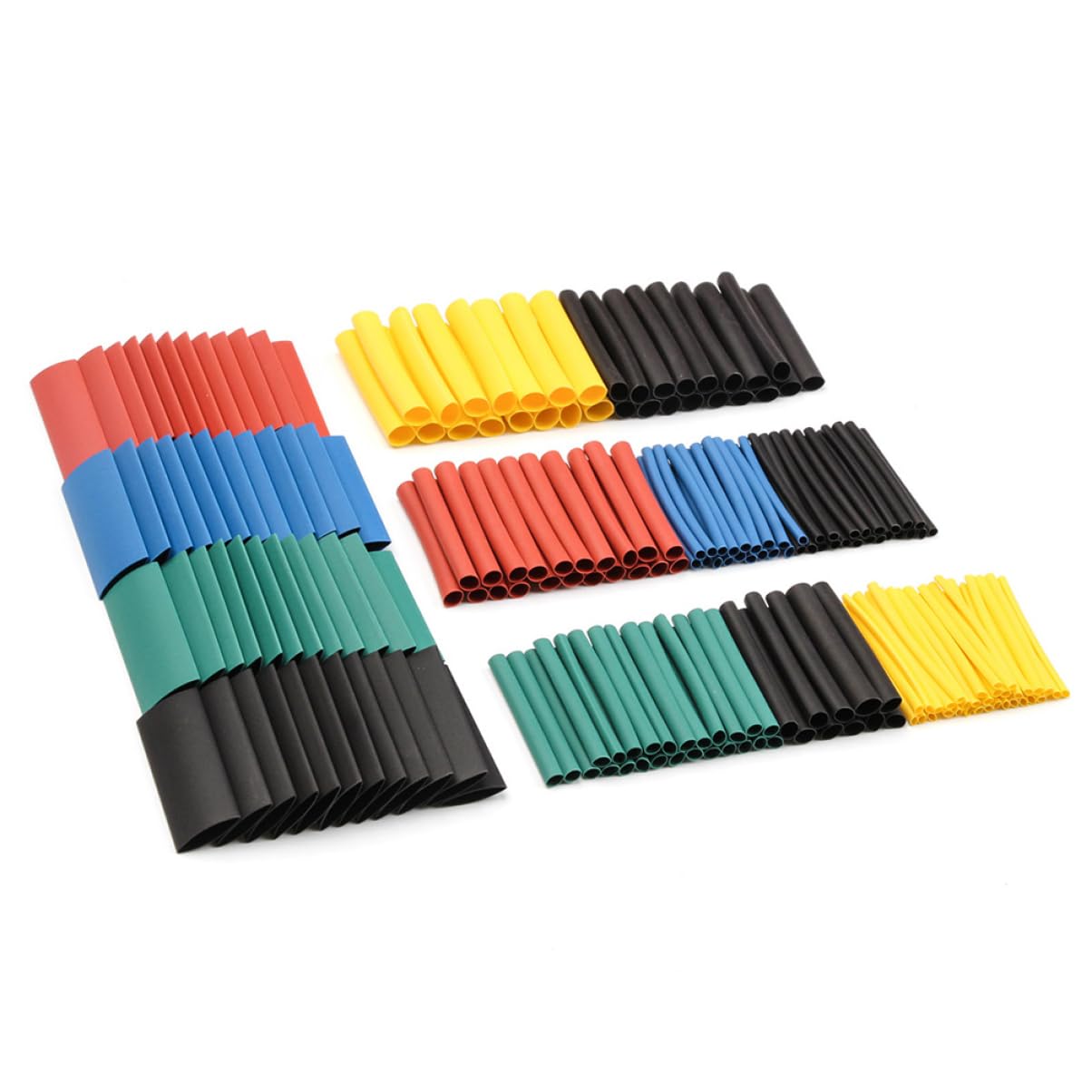 PartyKindom 530 Stk elektrische Wickelkabel heat shrink tubing heat shrink tube kabelhülsen cable sleeves kabelendhülsen Anstieg Schläuche Isolierung Schrumpfschlauch elektrischer Wickeldraht von PartyKindom