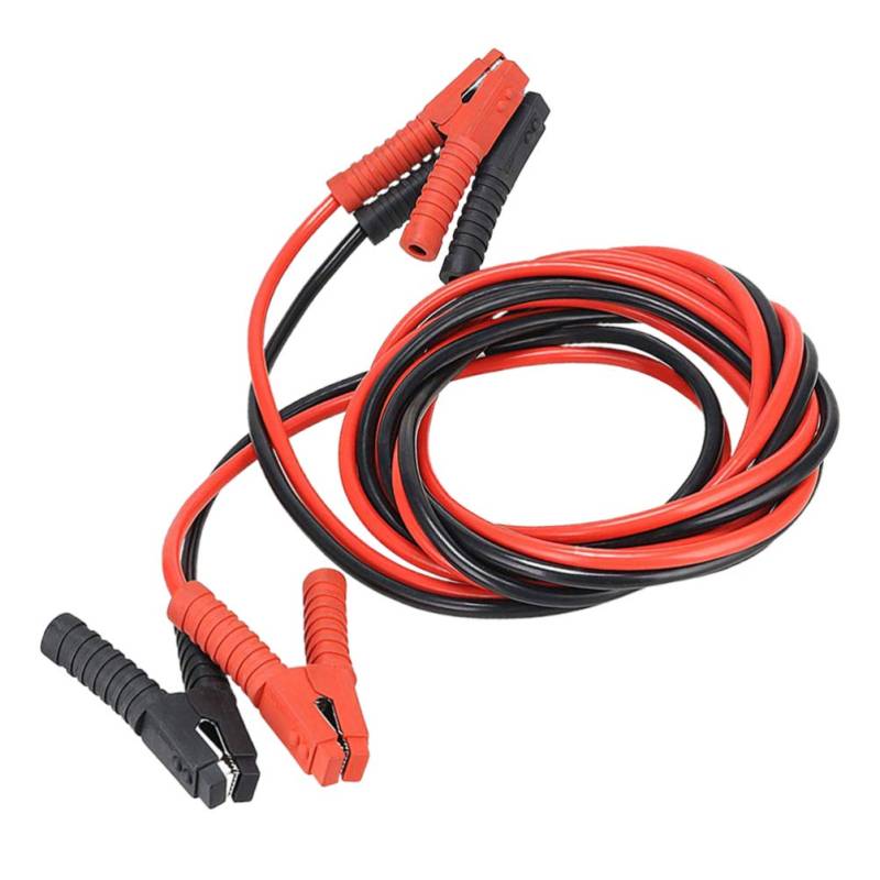 PartyKindom 5M 1200A Heavy Duty Copper Car Booster Jumper Cables for Car Vehicle Emergency (Black, Red) von PartyKindom