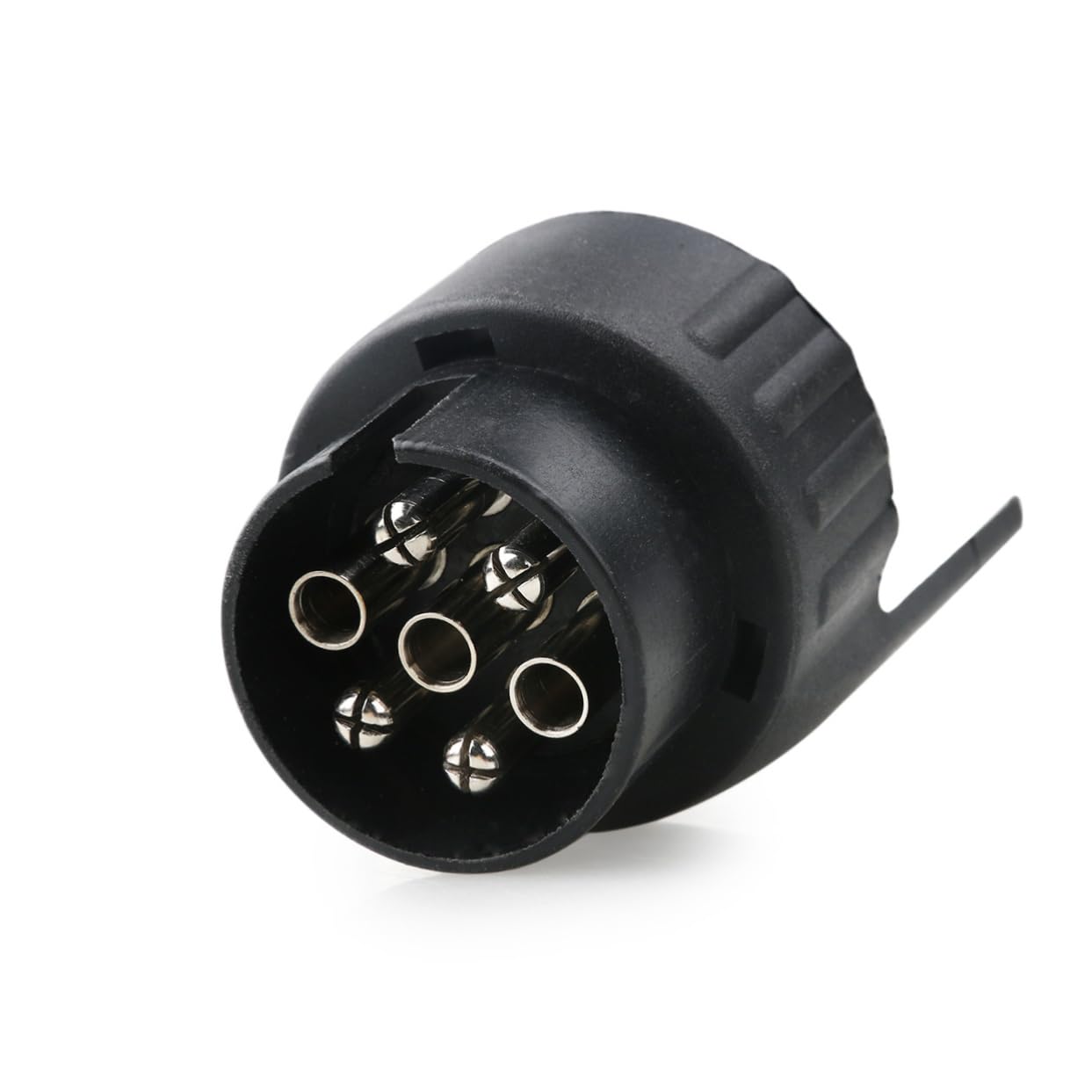 PartyKindom 7 13 Stecker Elektrischer Adapter Für Anhänger Hakenadapter Steckdose LKW- Anhängerkupplungsstift Black von PartyKindom