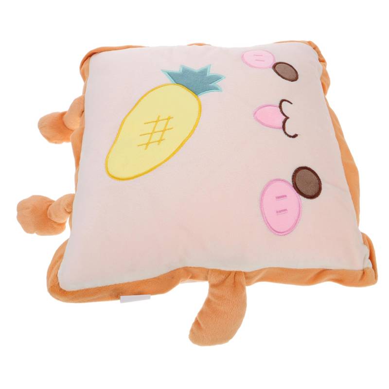 PartyKindom Autokissen Toast-sitzkissen Süßes Bürostuhlkissen Kawaii Kissen Baguettekissen Kawaii Sitzkissen Klimatisiertes Kissen Schreibtischstuhlkissen Süß Toastkissen Deckenkissen Plüsch von PartyKindom