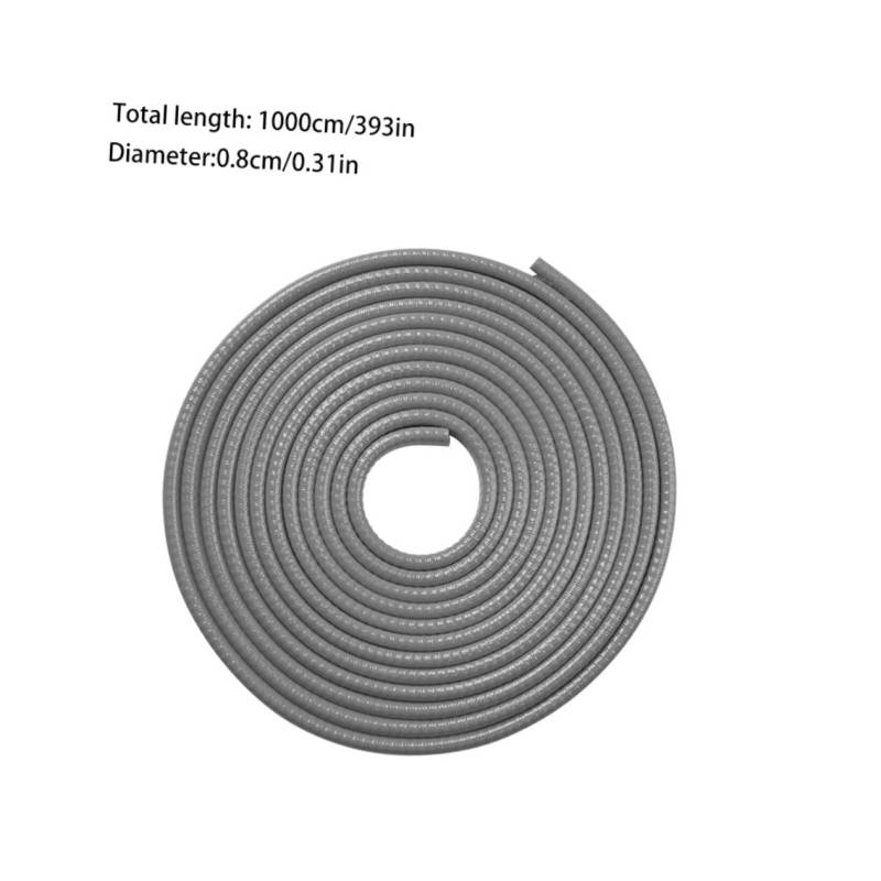 PartyKindom Autotürschutzverkleidung Aus Selbstklebender Dichtungsstreifen Grau Für Optimalen Kantenschutz Ideal Für Autos Garagentore Und öbel Einfach Zu Montieren von PartyKindom