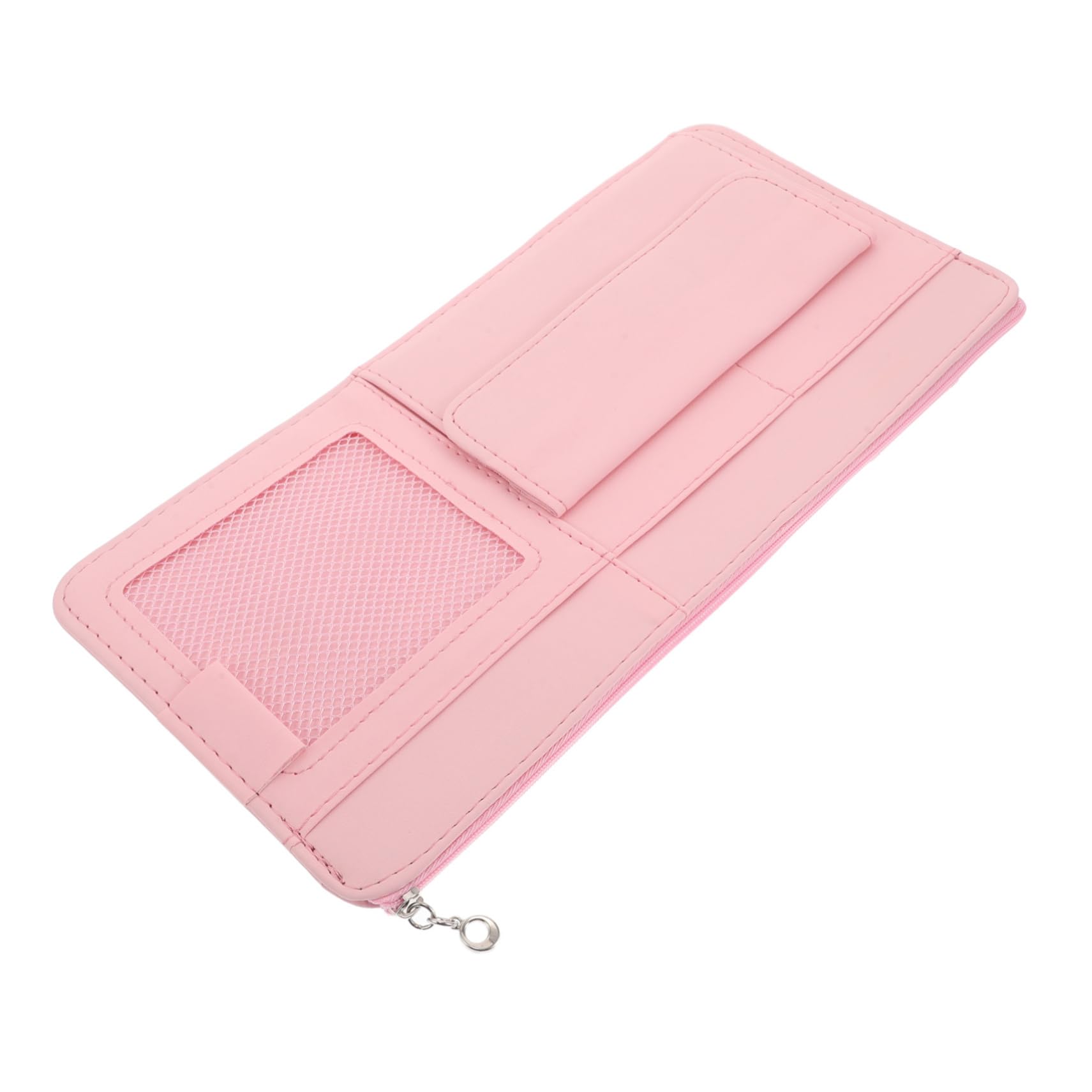 PartyKindom Sonnenblenden Aufbewahrungsclip Rosa Autozubehör Auto Innenzubehör Sonnenbrillen Zubehör Für Sonnenbrillen Auto Sonnenbrillenhalter Auto Brillenhalter Etui Pu Leder von PartyKindom