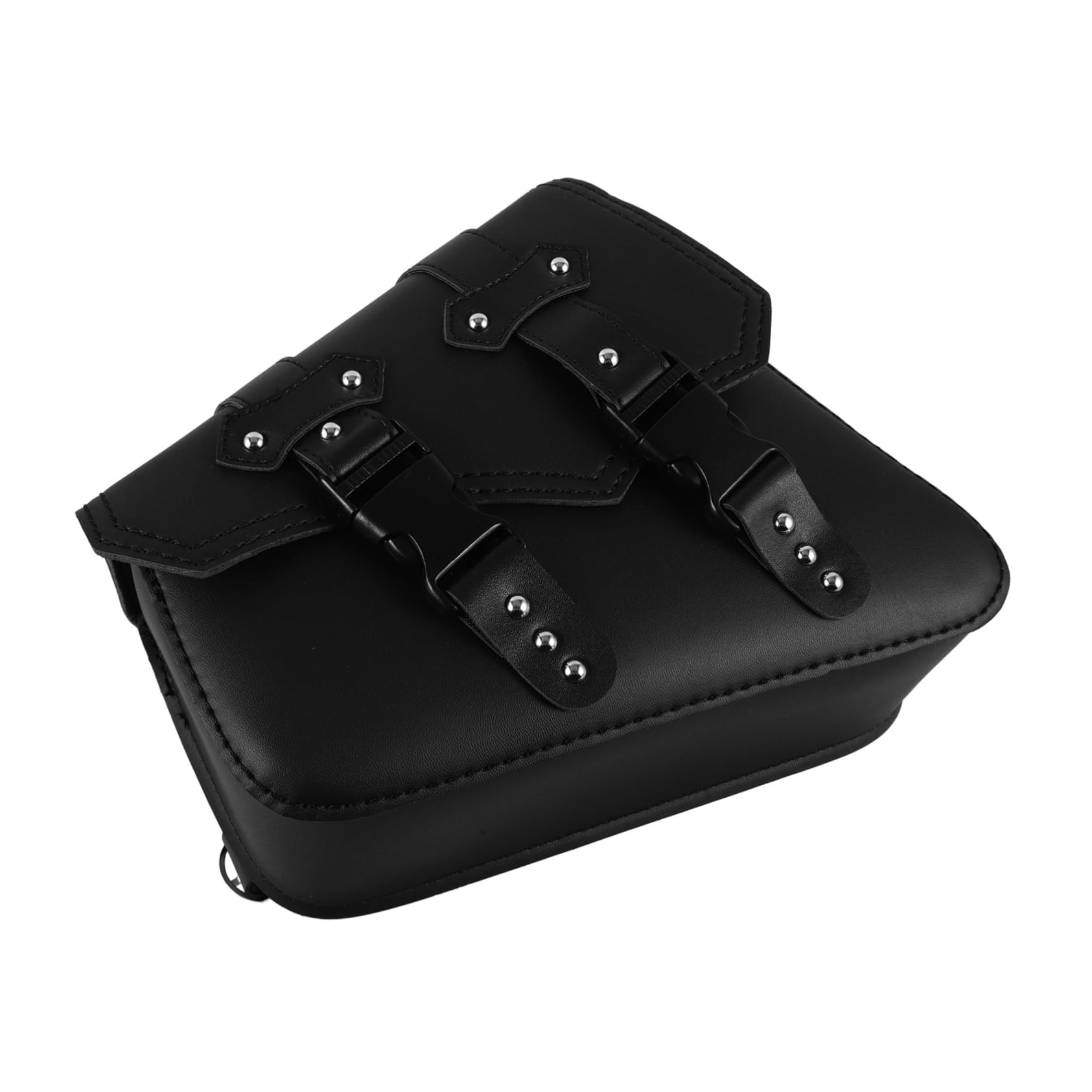 PartyKindom -werkzeugtasche Riementasche Motorradabdeckung Motorradtaschen Für Die Rückbank Beintasche Sitz Leinentasche Bauchtasche Sattel Reisetasche Motorradhelm Beutel Pu Black von PartyKindom