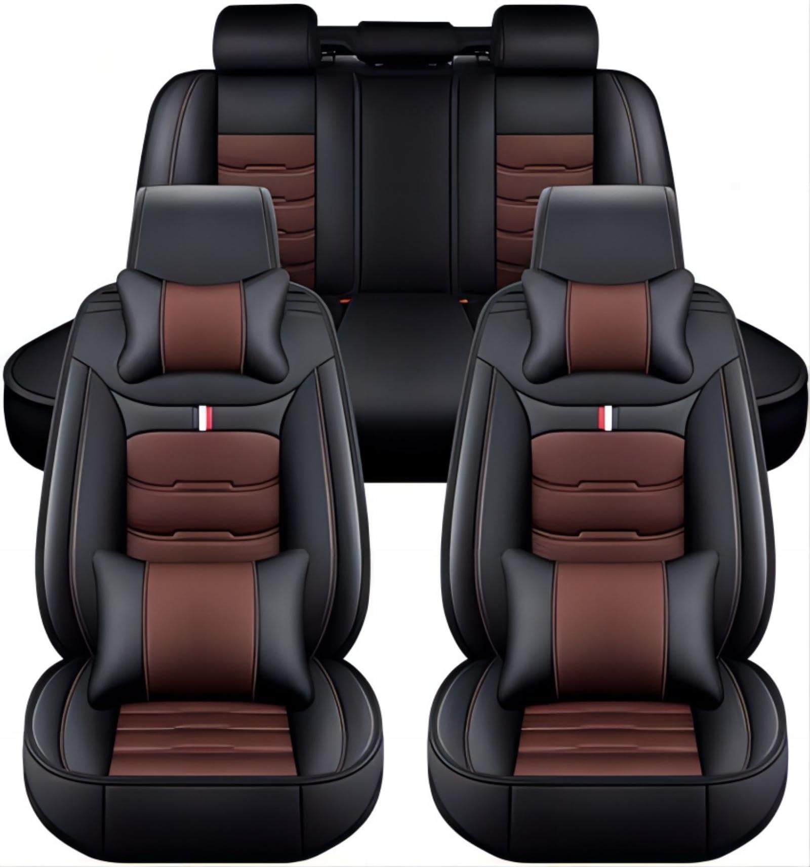 Passion88 Sitzbezüge Auto für Lexus ES 6.Gen 2013 2014 2015 2016 2017, Bequem Wasserdicht rutschfest Sitzschoner, Sitzbezug Auto Set, Airbag Kompatibel, Auto Zubehör,C von Passion88