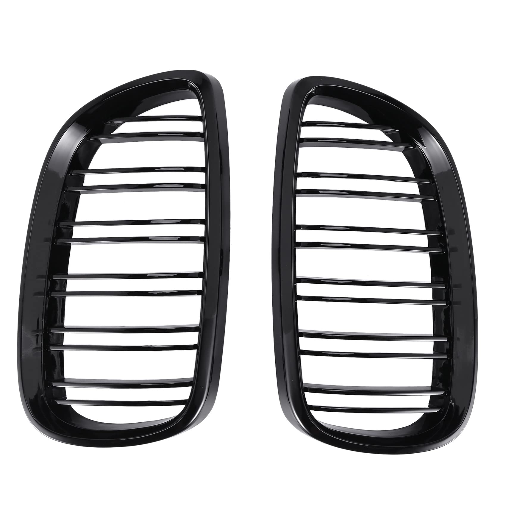 Pasyauer 2Pcs Front StoßStange Niere Flossen Sport Grill für 3er E92 E93 Türen 2006-2009(Helles Schwarz) von Pasyauer