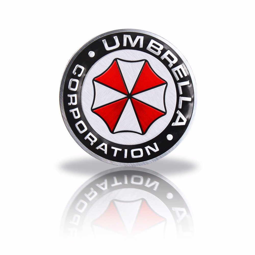 Umbrella Corporation Resident Evil Runden Metall Auto Aufkleber Abzeichen Decal von Patch Nation