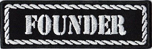 Founder Biker MC Motorcycleclub Rangabzeichen Tab Motorradjacke Patch Aufnäher von Patch