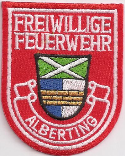 Freiwillige Feuerwehr Mantel Tshirt Alberting Abzeichen Aufnäher Patch von Patch