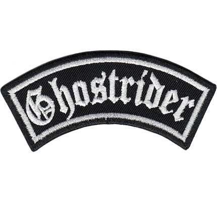 Ghostrider Biker Rider Rankpatch Rocker Motorcycle Motorrad Aufnäher Patch von Patch