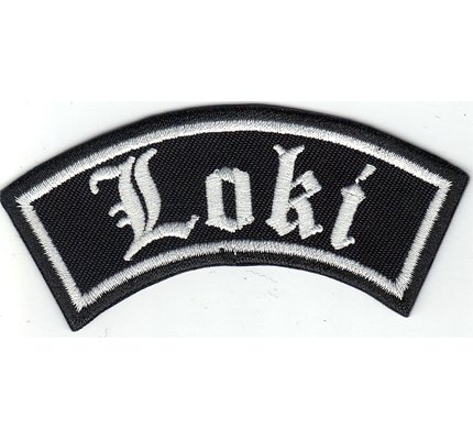 Loki, Wikinger Biker Rider Rankpatch Odin Thor Northmen Walhalla Aufnäher Patch von Patch