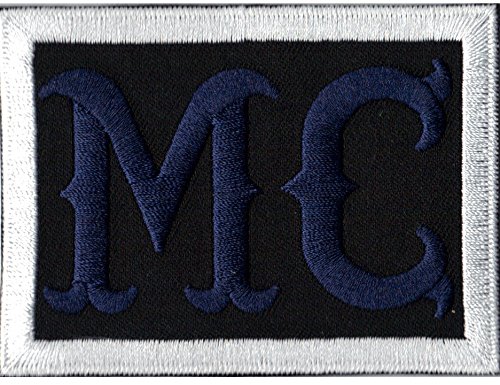 MC Navy White Motorcycle Club Sons and Anarchy Biker Patch Aufnäher Abzeichen von Patch