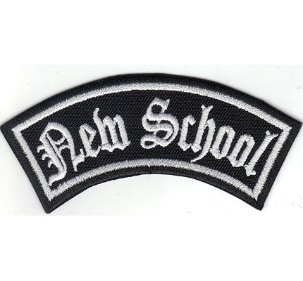 New School Biker Rider Rankpatch Rocker Motorcycle Motorrad Aufnäher Patch von Patch