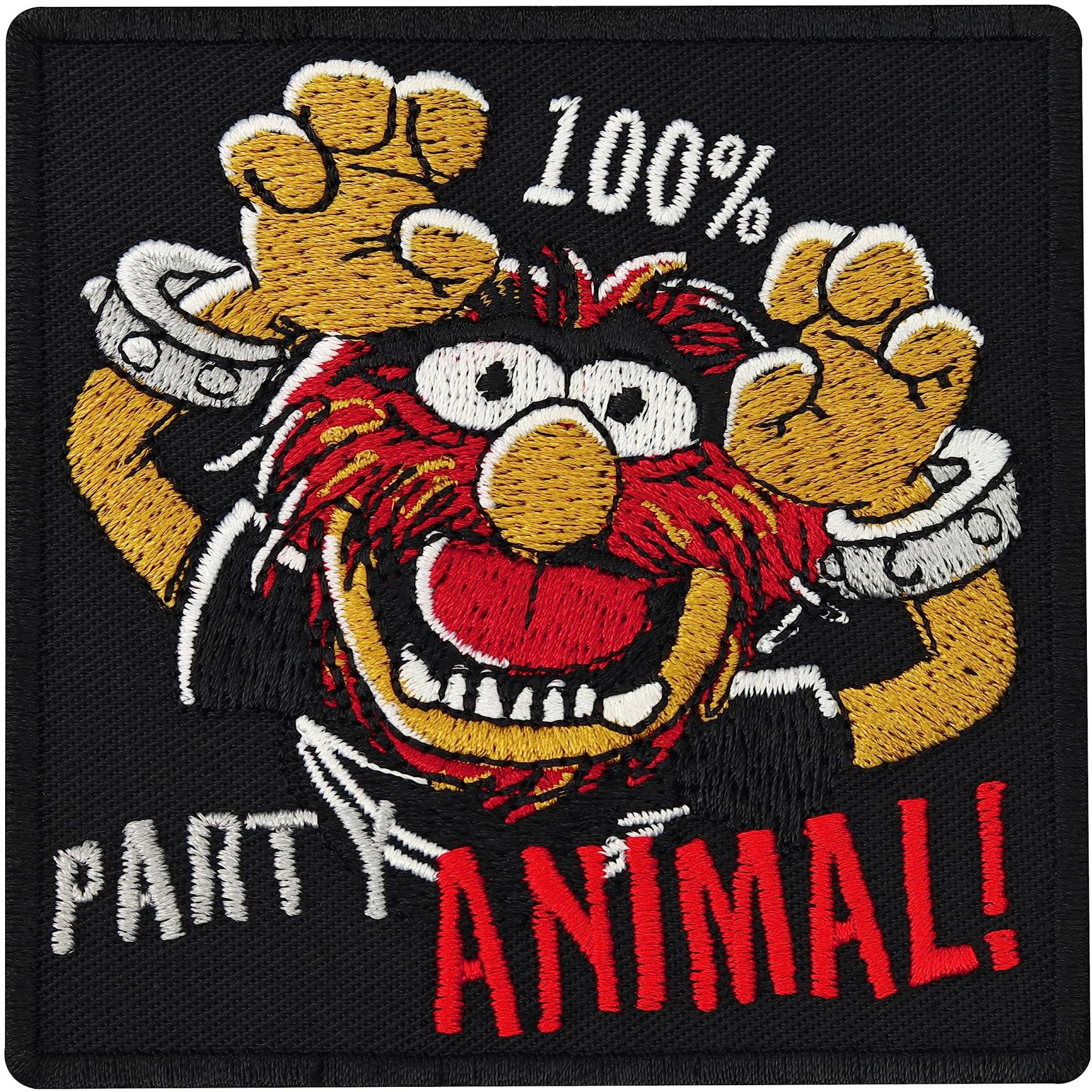 Party Animal Muppets Punk Heavy Metal Rockabilly Biker Aufnäher Patch Abzeichen von Patch