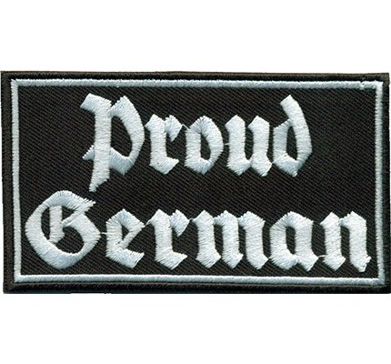 Proud German Stolzer Deutscher Biker Motorcycle Punk Anarchy Aufnäher Patch von Patch