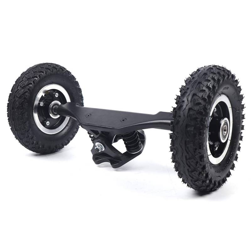 8 Zoll Räder Combo,Rad mit Riemenscheibe LKW Räder Combo Skateboard Truck Mountain Skateboardräder Offroad Elektro LKW Räder Riemenscheibe Räder Antriebsrad Riemenscheibe von PattenlLevi