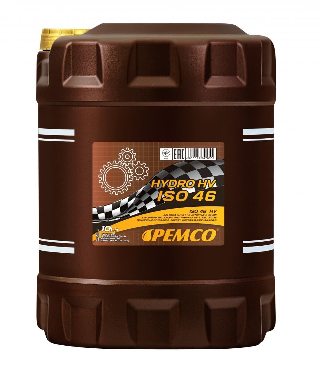 1 x 10L PEMCO Hydro HV ISO 46 / Hydrauliköl HV HF-2 von Pemco