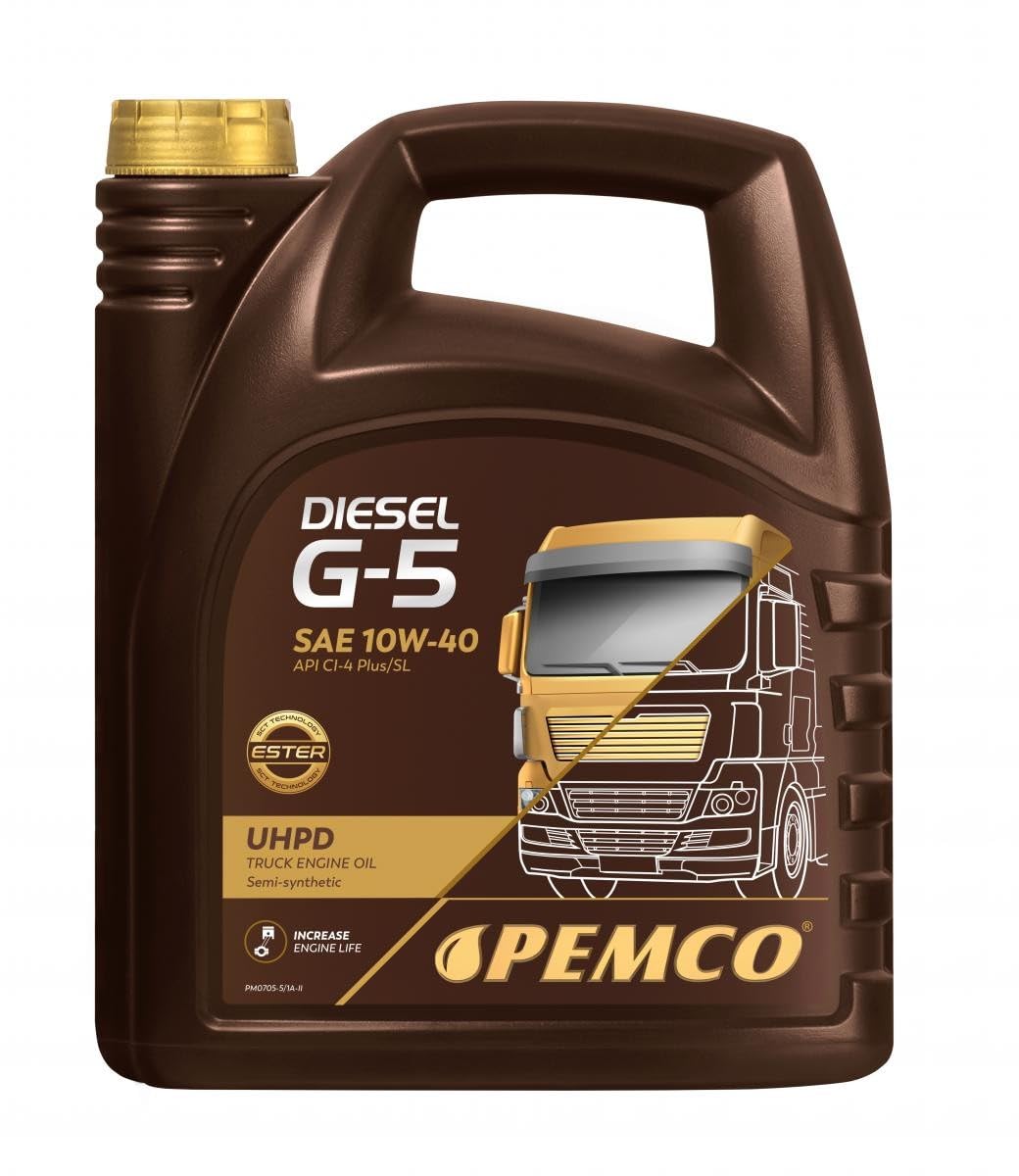 DIESEL G-5 SAE 10W-40 5 Liter von Pemco