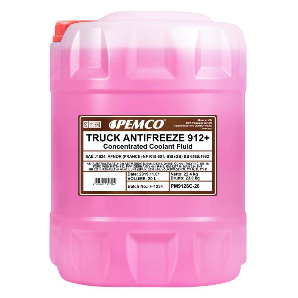 Pemco TRUCK Antifreeze 912+ 20 Liter von Pemco