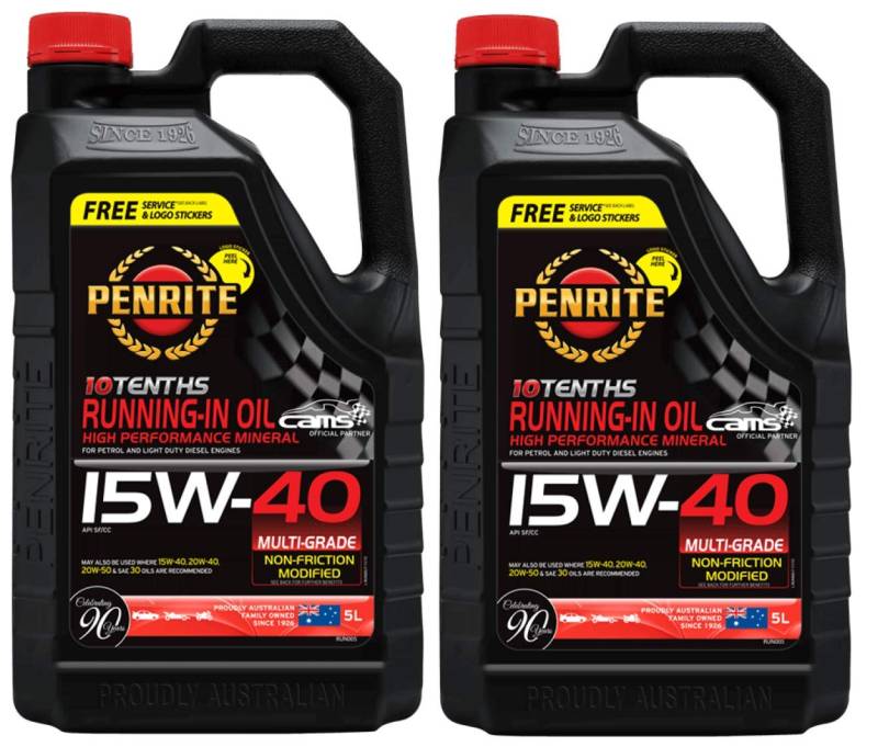 Penrite Classic Oil 15W-40 High Zink reibungsfrei modifiziert Einlauföl 10 Liter von Penrite