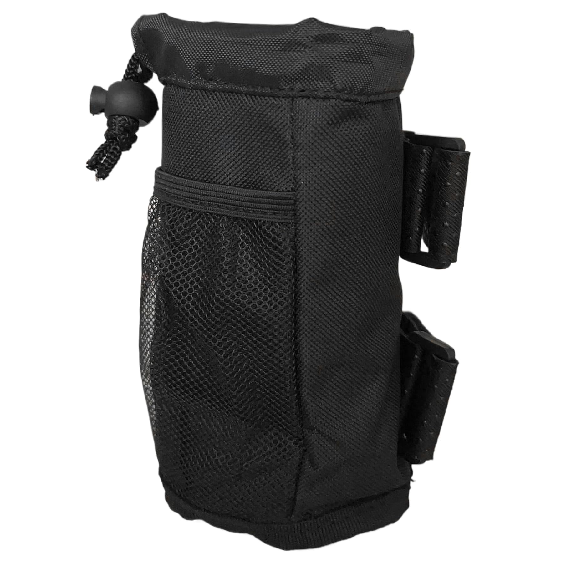 Bike Cuphalter, Lenker Wasserflaschenhalter, Oxford Fabric Bicycle Drinkhalter mit Mesh-Taschen für Mountain Bike Road Kinder Bikes E-Bike Cruiser Rollstuhlscooter von Peosaard