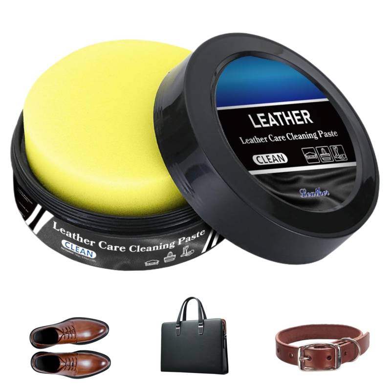 Ledercreme, Lederreparaturcreme, 160 g sanfte Wartung Ledercreme, farblose Leder-Wartungscreme, Mehrzweckleder-Wartungscreme für Auto, Gürtel von Peosaard