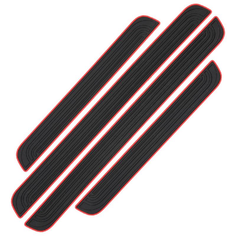 Türschwelle Beschützer, 4PCS-Autotüranwächter, PVC-Türschwund-Beschützer, Kleber Stoßstangenschutz Streifen Streifen Anti-Kollision Schockdorgender Autotür Sill Protektor für Auto von Peosaard