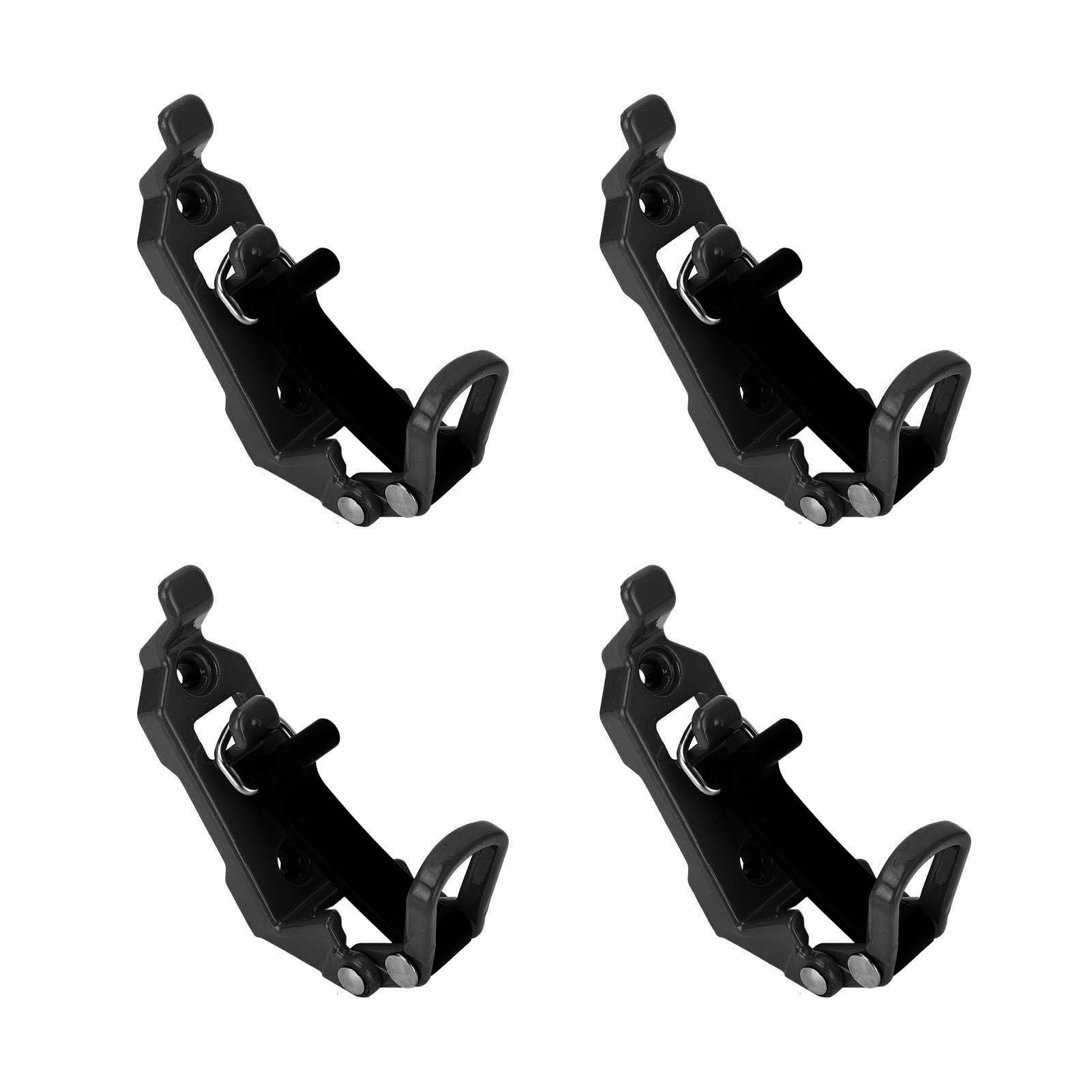 4 Sets Schaufel Halterung für Dach Gestell, Axt Halter Organizer Clamp Mount Kit, Metall-Gummi-Klemm-Halterung Kit, Schaufel Halter Klemme Wand Halterung für Dach Gestell, Boote von PerGar