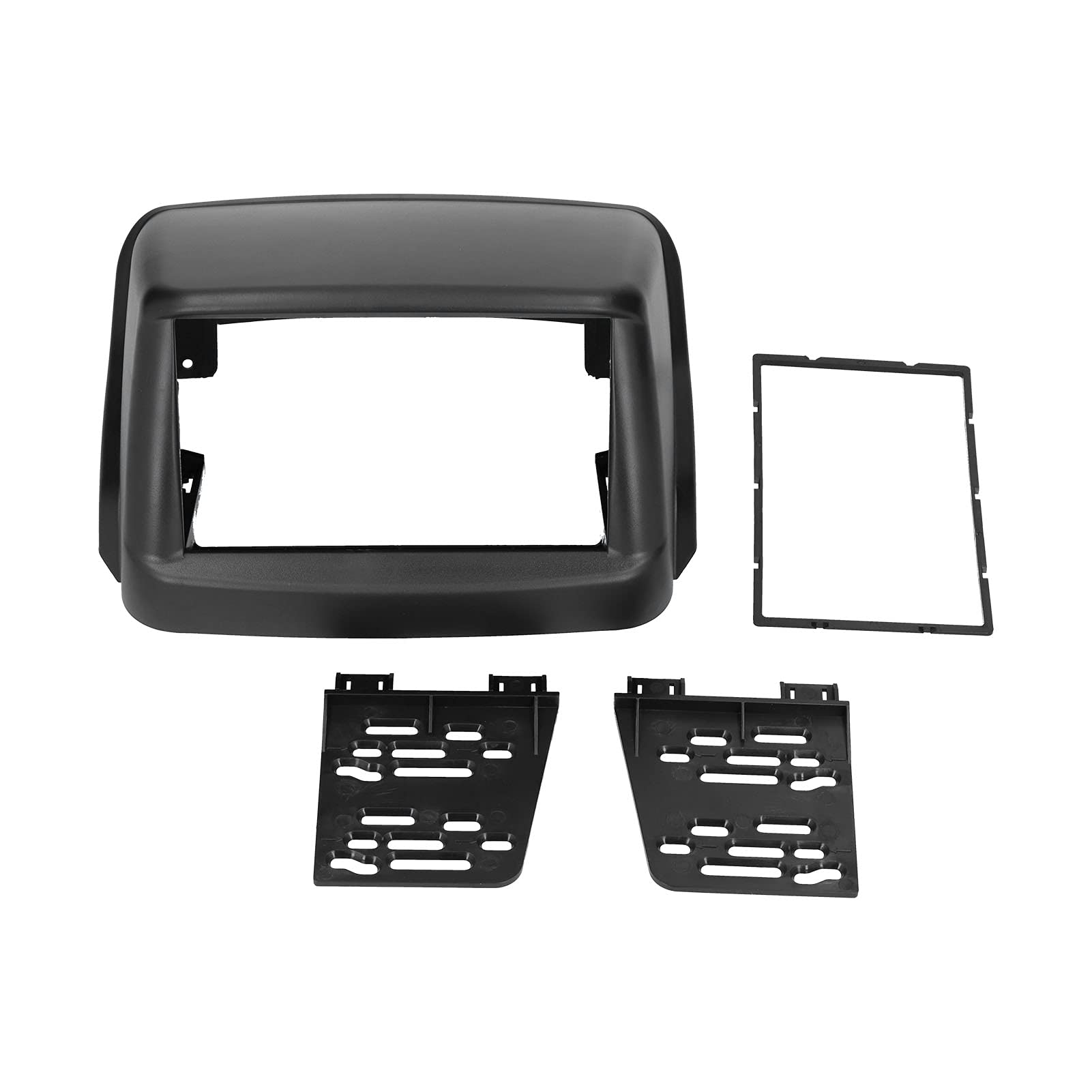 Navigationsblende, 2-Din-7-Zoll-Radioblende, DVD-Audio-Player, Navigationspanel-Rahmen, Passend für Fiat Doblo 2002–2017, Automobil-Innenraum von PerGar