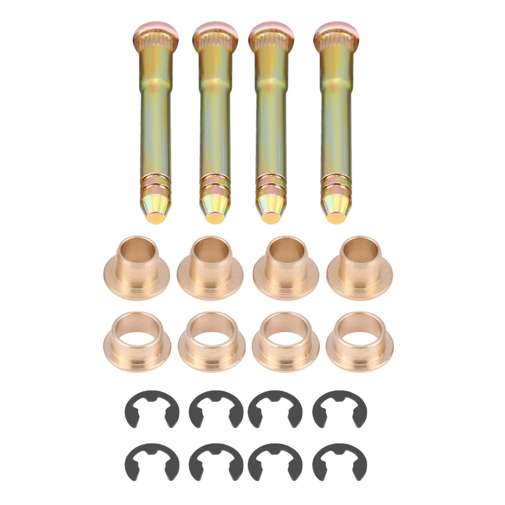 Türscharnier-Reparatursatz, Türscharnierstift-Buchsen-Reparatursatz, 4 Stück Autotürscharnierstift 8 Stück Türbuchsen E-Ring-Clips für Honda Civic Accord Cr V CRX CX DX EX SI EG6 B16 D16 EK von PerGar