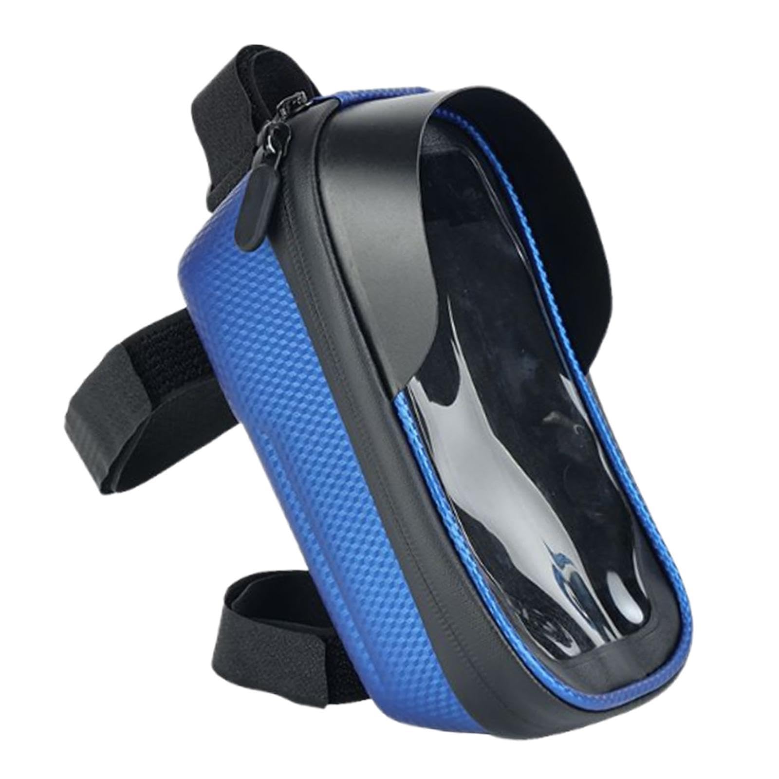 Perfeclan Bike Front Frame Phone Bag Haltbarkeit wasserdicht, Blau von Perfeclan