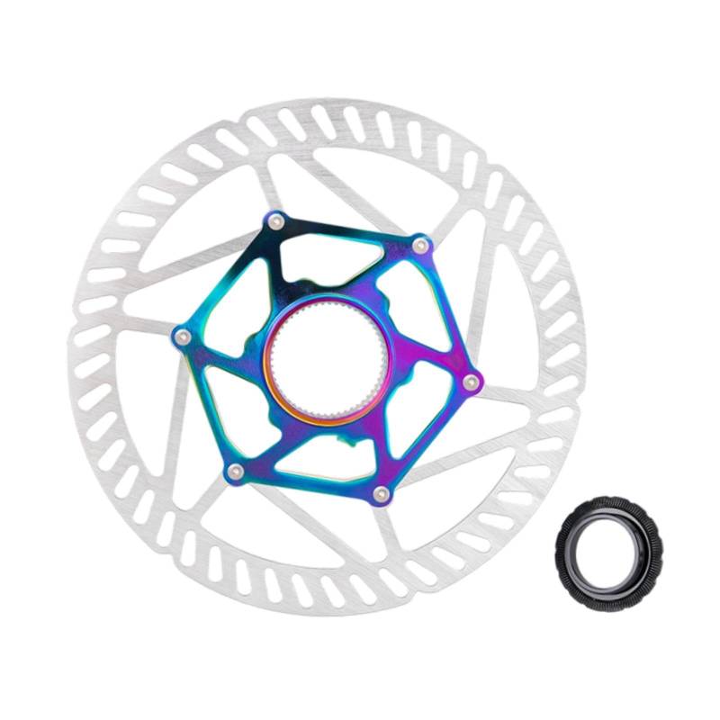 perfeclan Fahrrad-Centerlock-Scheibenbremsrotor-Ersatzteil, einfache Installation mit verriegelbarem Centerlock-Fahrrad-Bremsrotor, 16 cm Durchmesser von Perfeclan