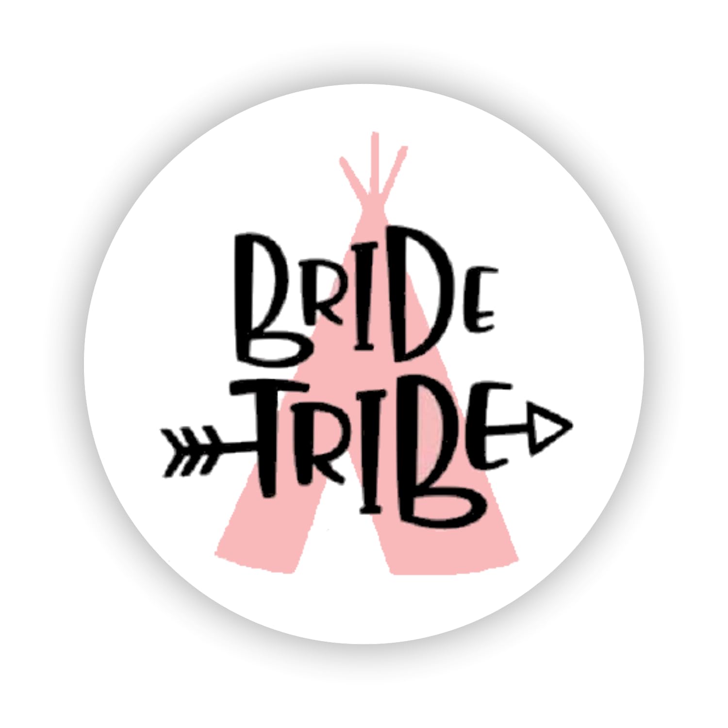 2cmØ 32-Stück! Aufkleber Sticker Briefumschlag-Siegel Post rund Bride Tribe Bridal Shower Tribe Bridal R3908 von Perfect Sticker