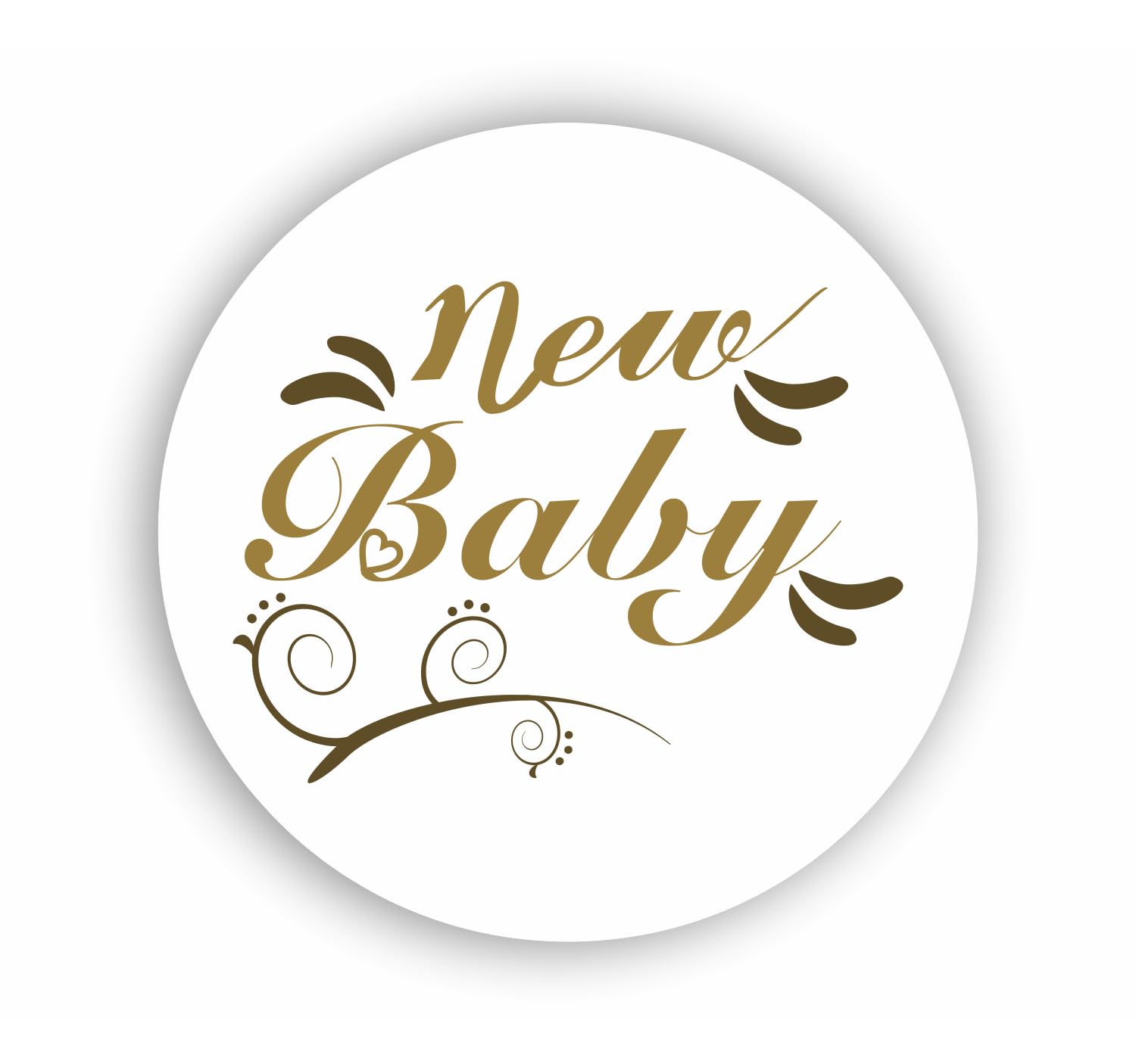 2cmØ 32-Stück! Aufkleber Sticker Briefumschlag-Siegel Post rund New Baby ANNOUCEMENT New Baby ANNOUCEMENT R1141 von Perfect Sticker