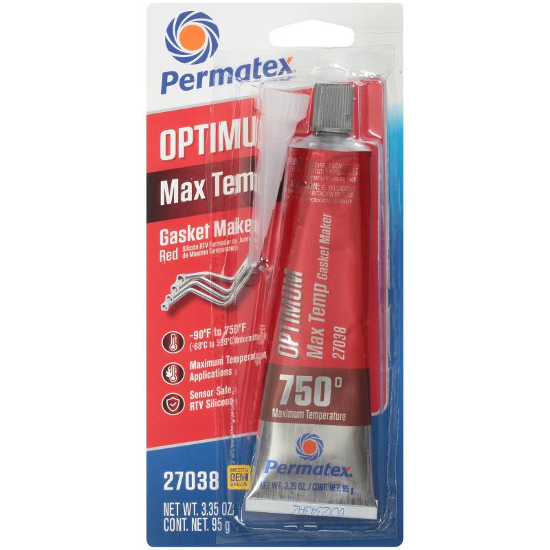 Permatex 27038 Optimum Red Hochtemperatur-Dichtungsmacher 95 ml von Permatex