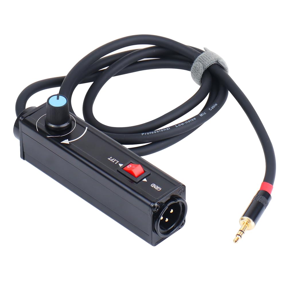 Persistence Stereo-Masseschleifen-Isolator, 3,5 mm auf XLR, Audio-Isolator, Audio-Rausch-Isolator, Rauschunterdrücker, Isolator für PC zu Mischpult von Persistence