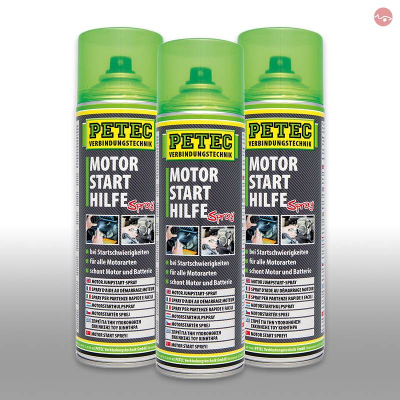 PETEC Motorstarthilfespray Starthilfespray Starthilfe Kaltstarthilfe 3x 500ml von Petec_bundle