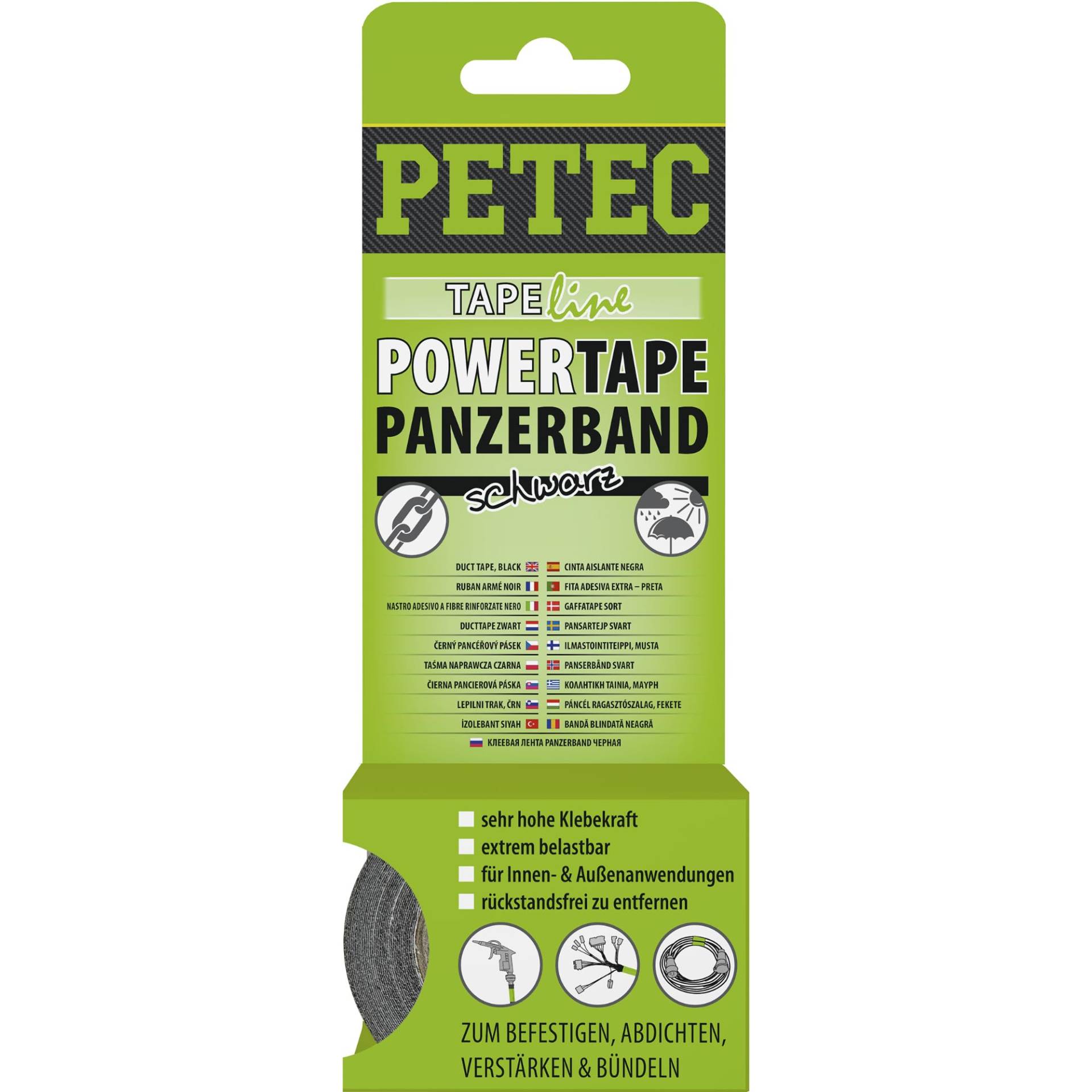 Petec 86105 Power Tape SB, Schwarz von PETEC